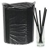 Соломка для коктейля 24см 8мм 250шт /10уп без гофры