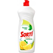 Сорти средство для мытья посуды 900мл Лимон
