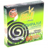 Спираль Черная 10шт ГОУ АУТ