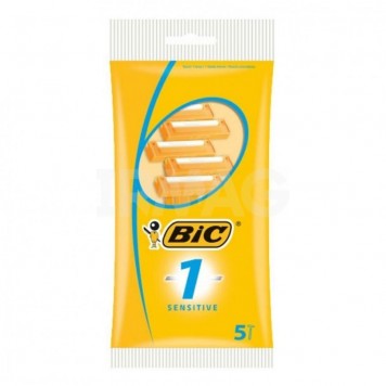 Станок для бритья одноразовый Bic 1 Sensitive для чувствительной кожи (5 шт.)
