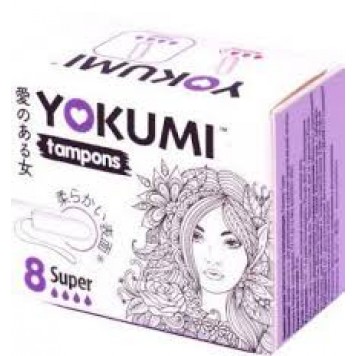 Тампоны YOKUMI Супер 8шт б/апплик.