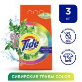 Тайд СМС Автомат 3кг. Колор с ароматом Сибирских трав/чз
