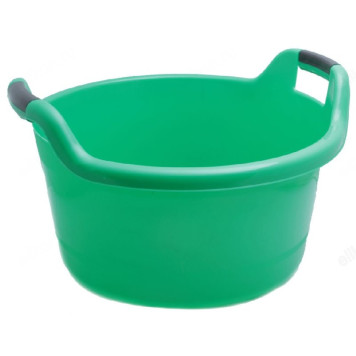 Таз 30л с ручками Интерм (Зеленый, красный)