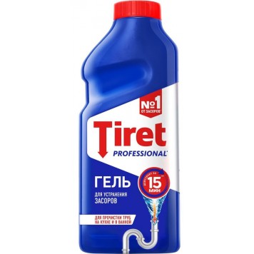 Тирет гель от засоров 500 мл Professional