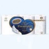 Туалетная бумага Батист 3сл 8шт Белая/6