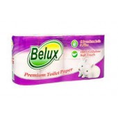 Туалетная бумага Белюкс 3сл 8шт Белая /6