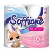 Туалетная бумага Софионе 2сл 4шт Bambino Белая 