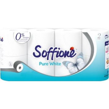 Туалетная бумага Софионе 2сл 8шт Белая/5