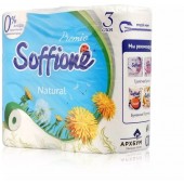 Туалетная бумага Софионе 3сл 4шт Белая/12