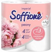 Туалетная бумага Софионе 4сл 4шт Пион
