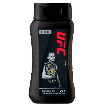 UFC x EXXE Гель для душа мужской 400мл Сила и энергия, с углем*12