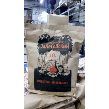 Уголь 10л в бумажном пакете