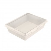 Упаковка ONECLICK LID  к салат.500мл белый 50шт уп/300шт кор