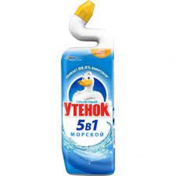 Утенок туалетный Актив 900мл. 5в1 Морской 