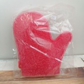 Варежка Губка жесткая банная Варежка Губка жесткая банная