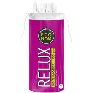 Ватные диски RELUX 80 шт