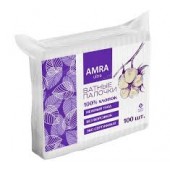 Ватные палочки AMRA 100шт в п/э
