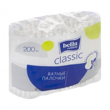 Ватные палочки Белла 200 шт. п/э новый дизайн