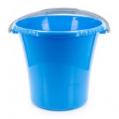 Ведро 7л. Либерти (Красное, салатовое, голубое) с крышкой