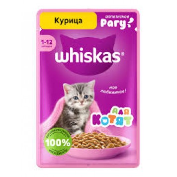 Вискас  75г д/котят рагу курица ЧЗ 1/28 (60001568), шт
