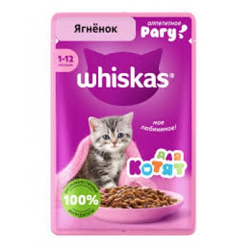 Вискас  75г д/котят рагу ягненок ЧЗ 1/28 (60001571), шт