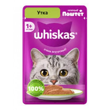 Вискас  75г паштет с уткой ЧЗ 1/28 (60001702)