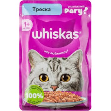 Вискас  75г рагу треска ЧЗ 1/28 (60001838), шт