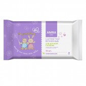 Влажные салфетки AMRA 72 шт для детской кожи