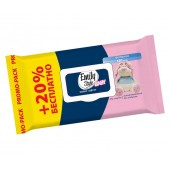 влажные салфетки Emily Style Bubble Fresh эконом 100+20шт с крышкой