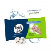 Влажные салфетки EMILY STYLE д/детей 15шт без отдушки/82