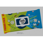 Влажные салфетки EMILY STYLE Ромашка 120шт.с крышкой