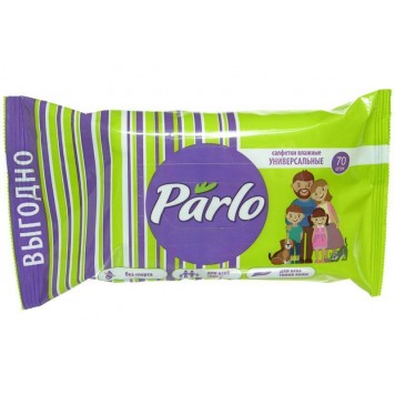 Влажные салфетки PARLO 70шт универсальные для всей семьи