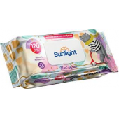 Влажные Салфетки SUNLIGHT BABY ECO 120шт Мишка и Лиса (с клапаном)/16
