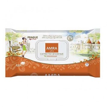 Влажные салфетки Travel Prague 120шт с крыш.