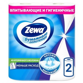 Земма Полотенца бумажные 2сл 2шт /12