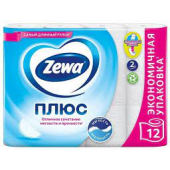 Зева Плюс туалетная бумага 2сл 12шт Белая (7)