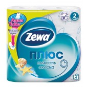 Зева Плюс туалетная бумага 2сл 4шт Свежесть Океана (24)
