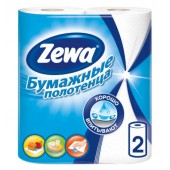 Зева Полотенца бумажные 2сл 2шт /12