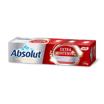 Зубная паста Абсолют 110г Professional Extra Whitening