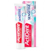 Зубная паста ACTIDENT 130г Для чувствительных зубов и десен без триклозана
