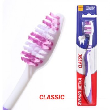 Зубная щетка RENDAL классик средняя