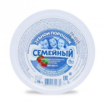 Зубной порошок ФК "Семейный" 75г