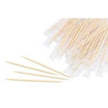 Зубочистки 1000шт.в индивид.уп в пленке  